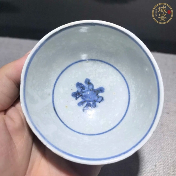古玩陶瓷明晚期青花碗真品鑒賞圖