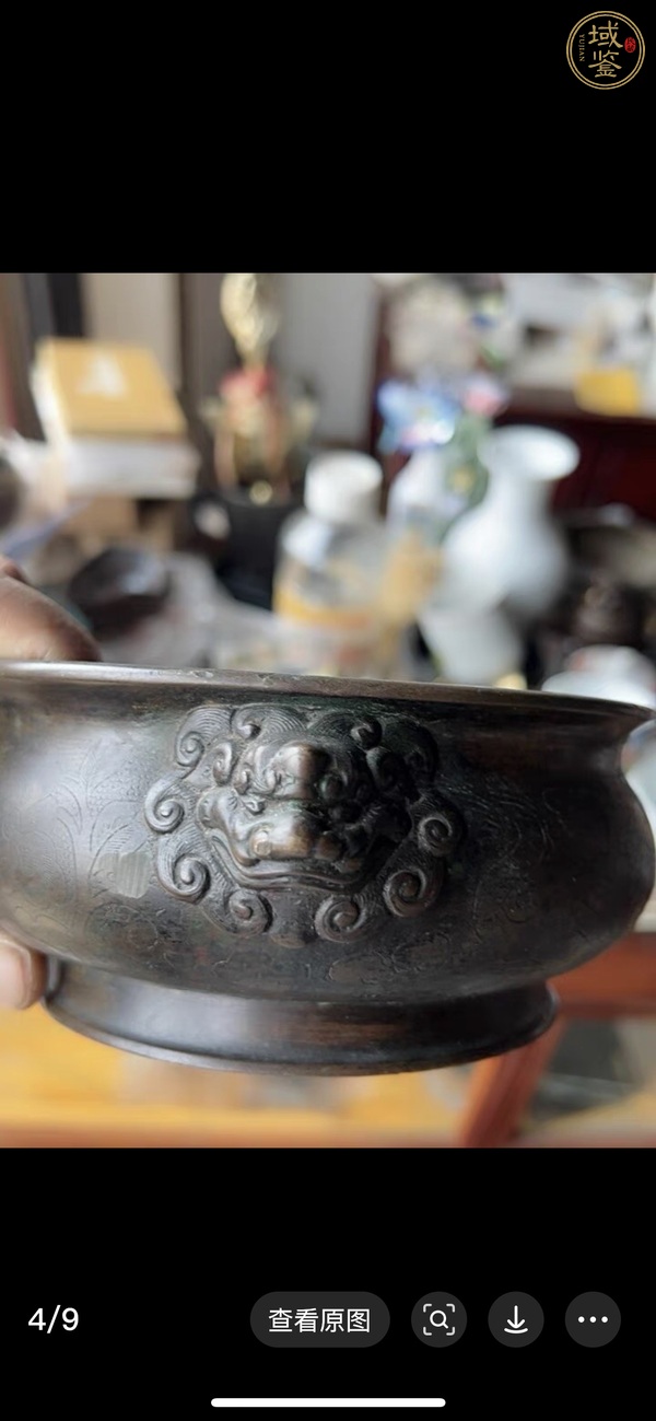 古玩銅器爐子真品鑒賞圖