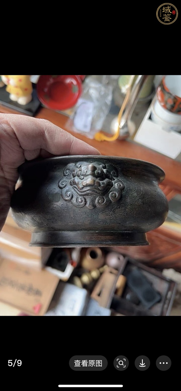 古玩銅器爐子真品鑒賞圖