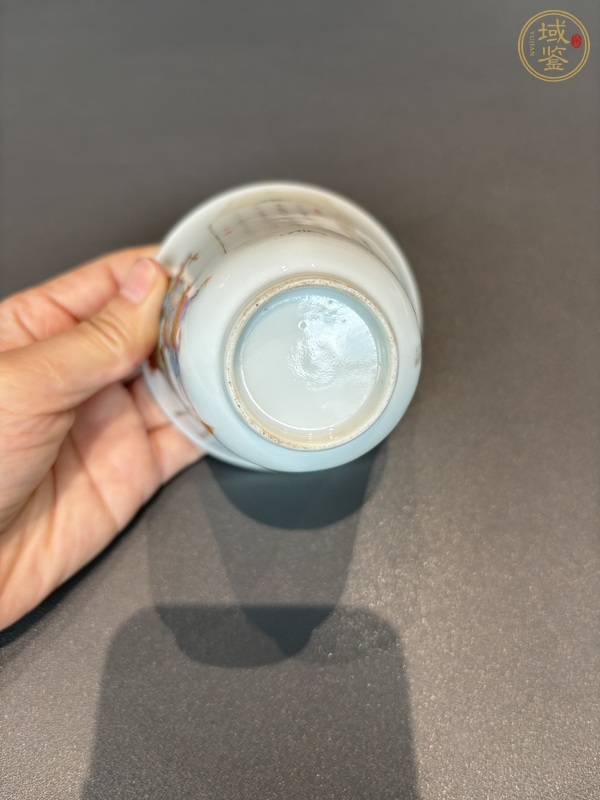 古玩陶瓷無雙譜粉彩杯真品鑒賞圖