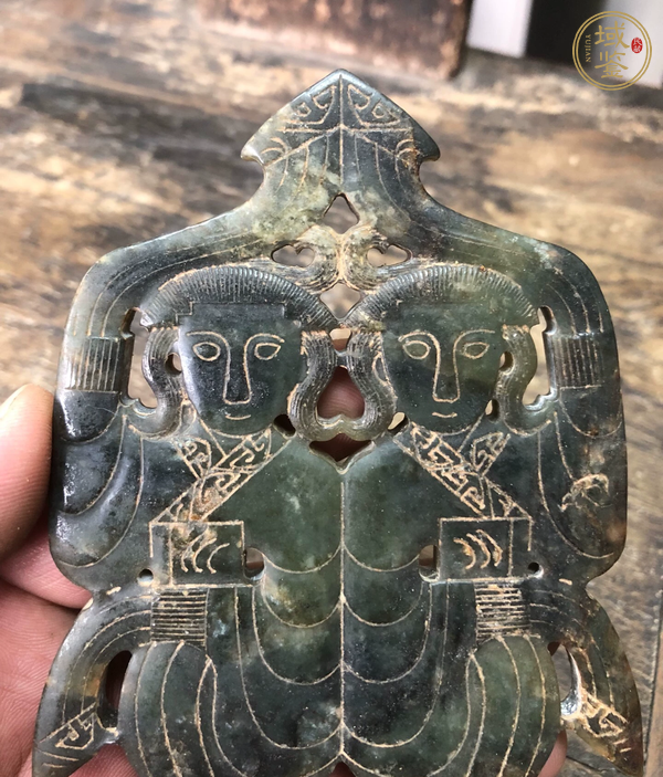 古玩做舊仿漢代“玉舞人”真品鑒賞圖