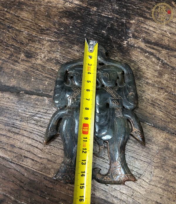 古玩玉器做舊仿漢代“玉舞人”真品鑒賞圖