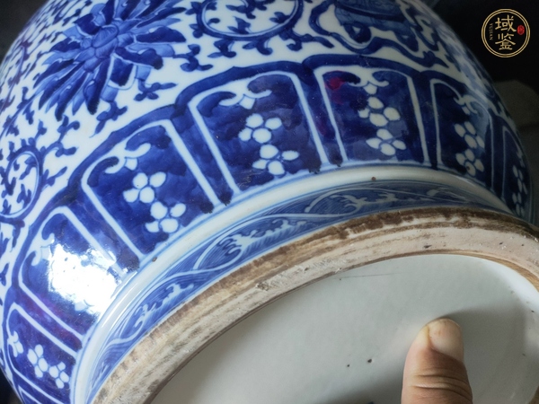 古玩陶瓷青花貫耳尊瓶真品鑒賞圖