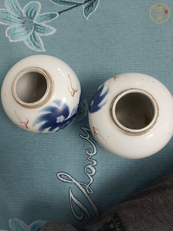 古玩陶瓷料彩太師少保圖罐真品鑒賞圖