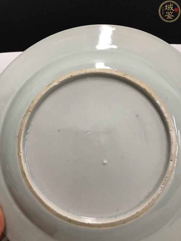 古玩陶瓷清康熙精品·青花漁樵圖折沿盤拍賣,當前價格3500元