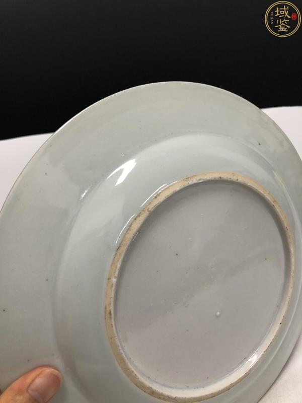 古玩陶瓷清康熙精品·青花漁樵圖折沿盤拍賣,當前價格3500元