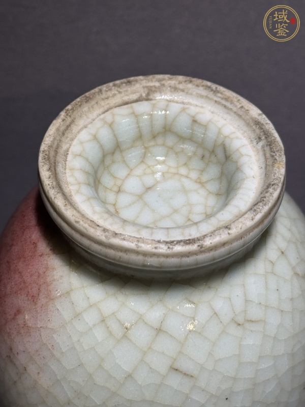 古玩豇豆紅釉瓶真品鑒賞圖