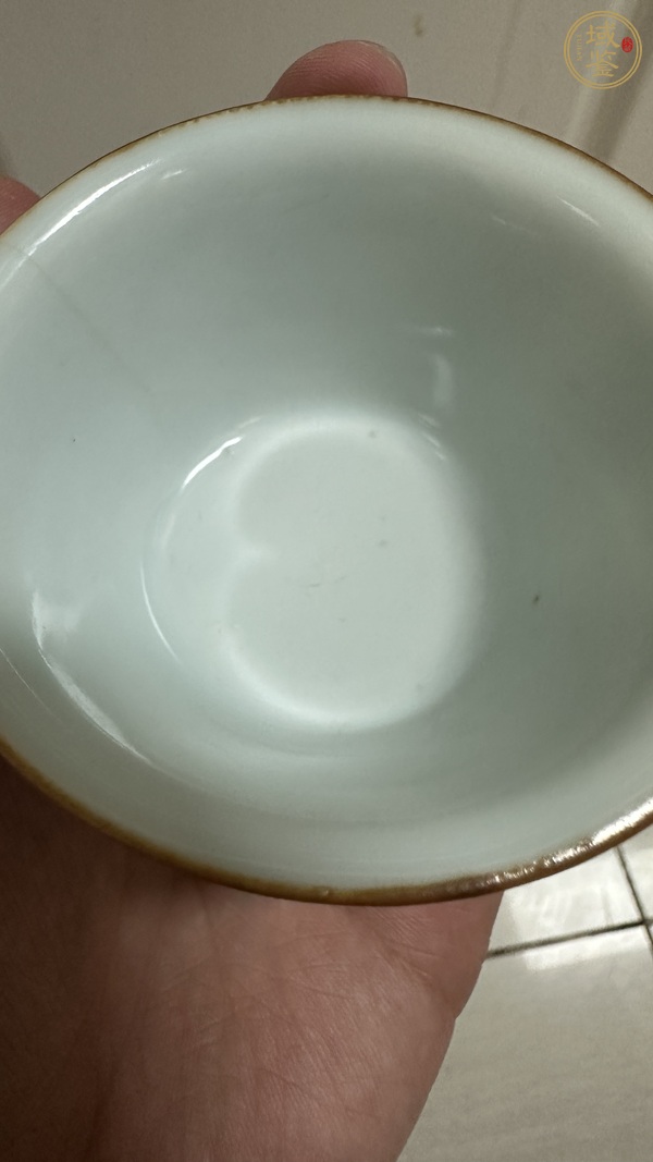 古玩陶瓷蘭花杯真品鑒賞圖