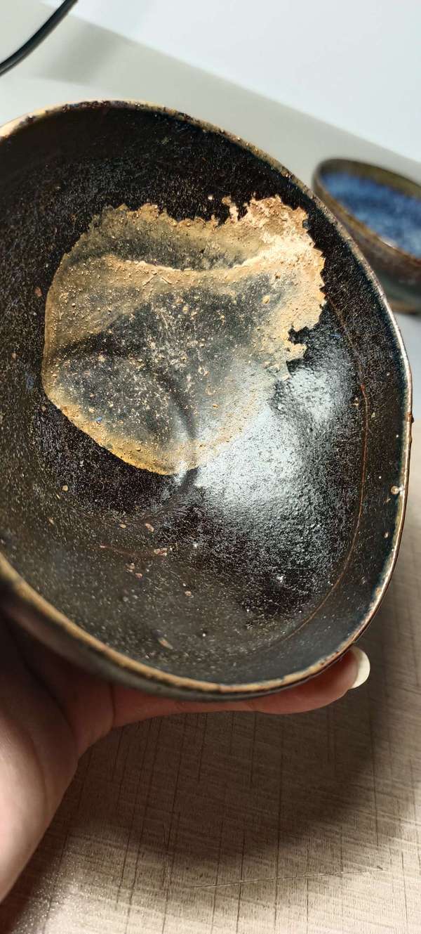 古玩陶瓷宋代.贛州窯黑釉茶盞(最美異形盞)拍賣，當前價格998元
