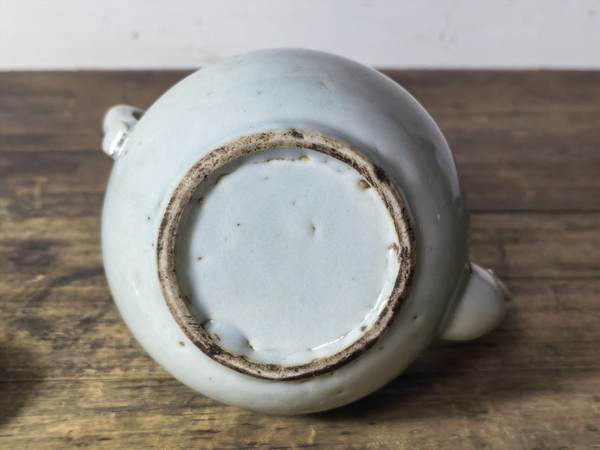 古玩陶瓷清末民初.油粉彩松鶴延年圖茶壺拍賣，當(dāng)前價格0元