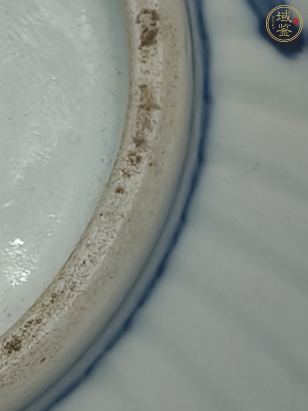 古玩陶瓷清康熙 青花花卉紋蓋盒真品鑒賞圖
