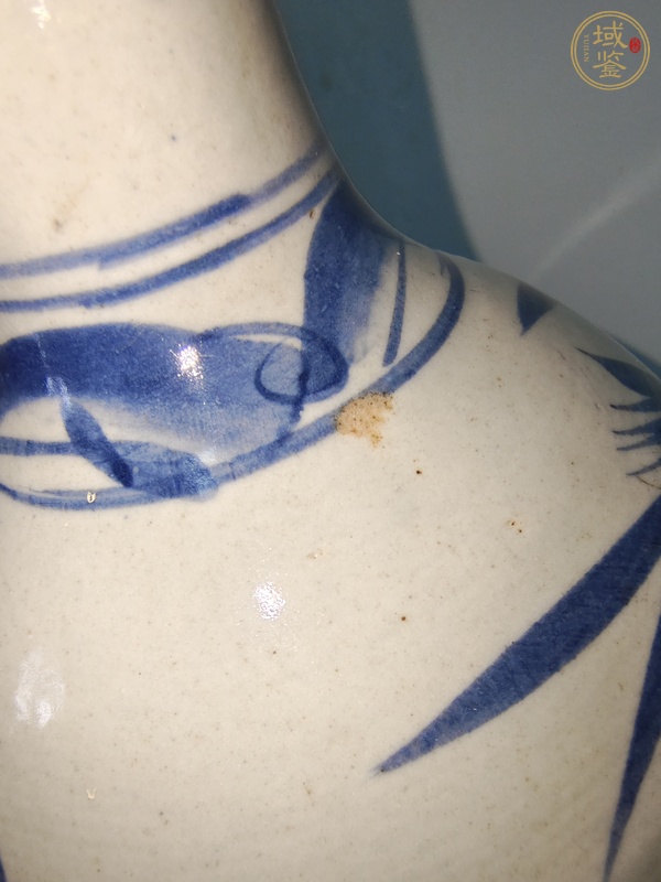 古玩陶瓷李朝白瓷長頸瓶真品鑒賞圖