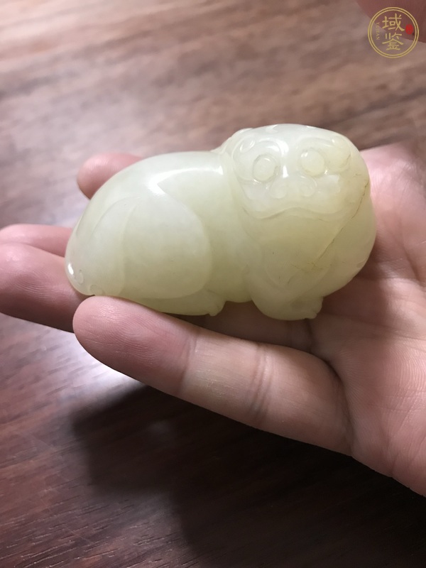 古玩玉器和田玉雕“瑞獸”擺件真品鑒賞圖
