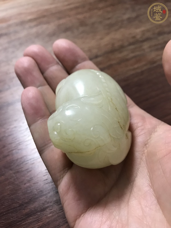 古玩玉器和田玉雕“瑞獸”擺件真品鑒賞圖