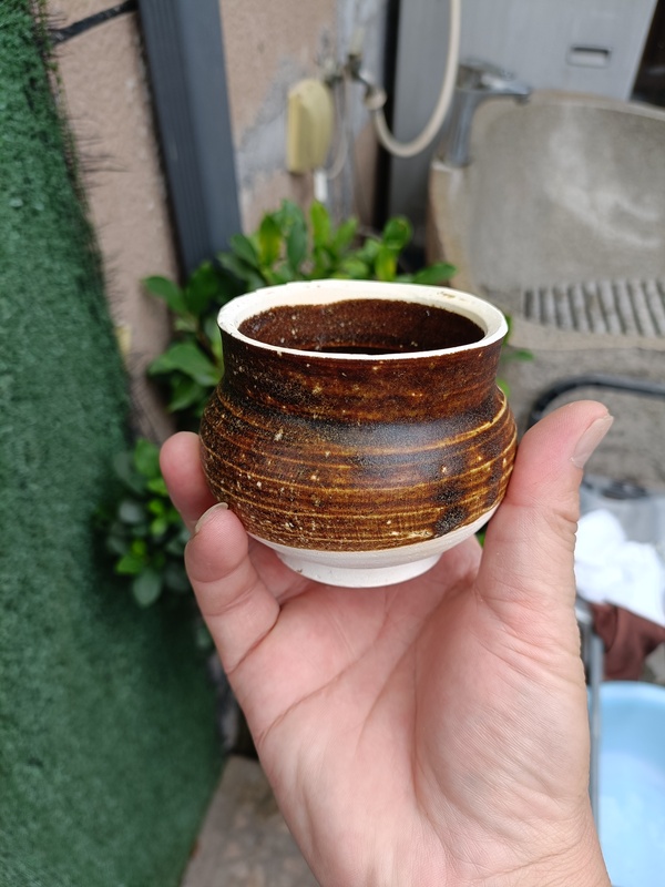 古玩轉賣宋代名窯之一吉州窯醬釉水盂拍賣，當前價格18888元