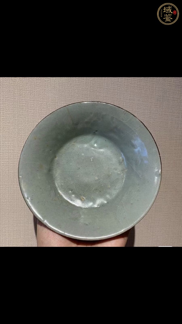 古玩陶瓷青瓷盤真品鑒賞圖