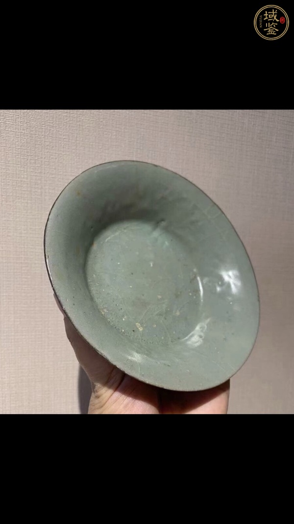 古玩陶瓷青瓷盤真品鑒賞圖