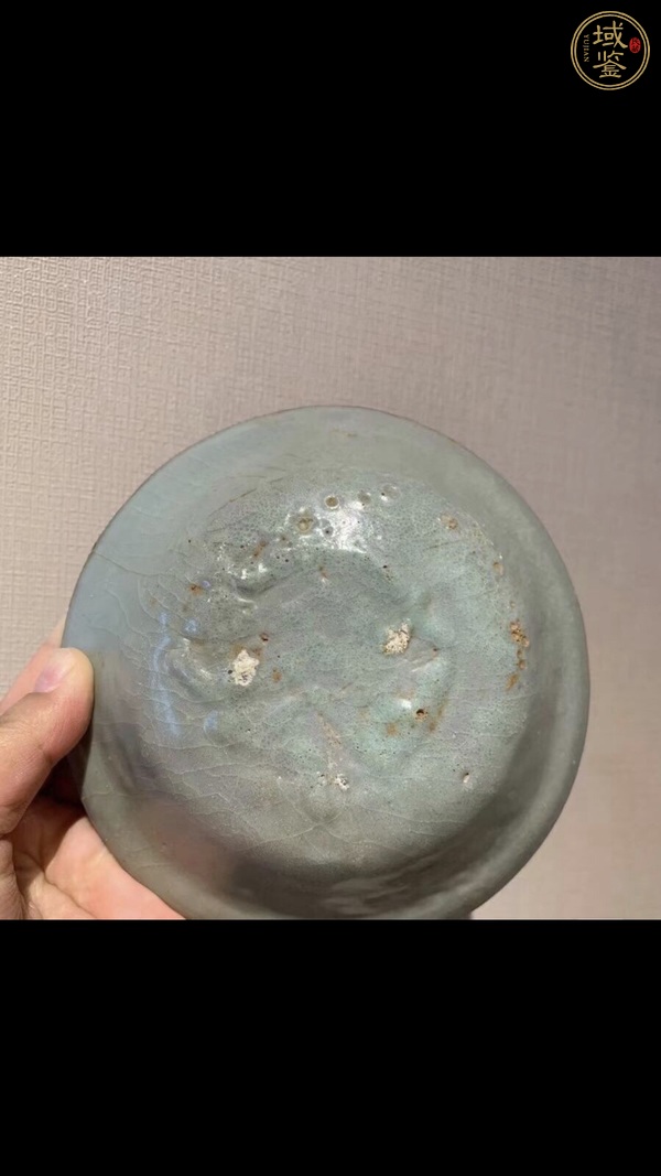 古玩陶瓷青瓷盤真品鑒賞圖