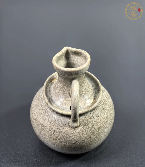 古玩陶瓷哥釉花澆真品鑒賞圖