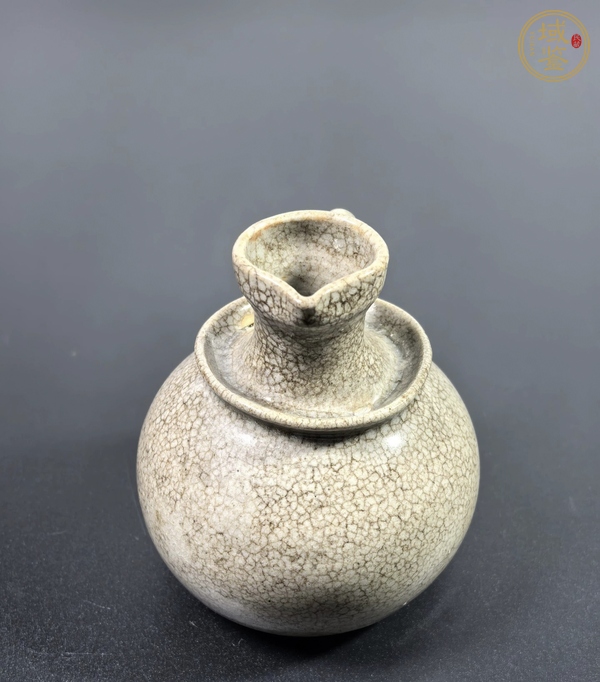 古玩陶瓷哥釉花澆真品鑒賞圖