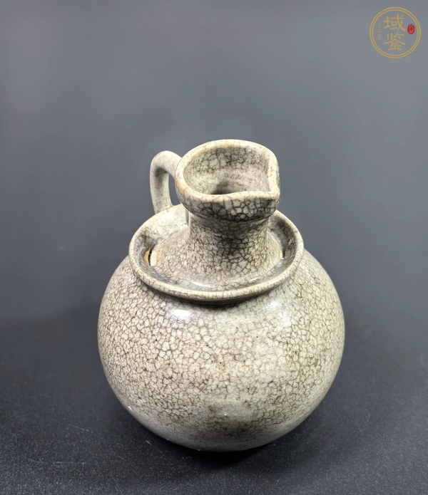 古玩陶瓷哥釉花澆真品鑒賞圖