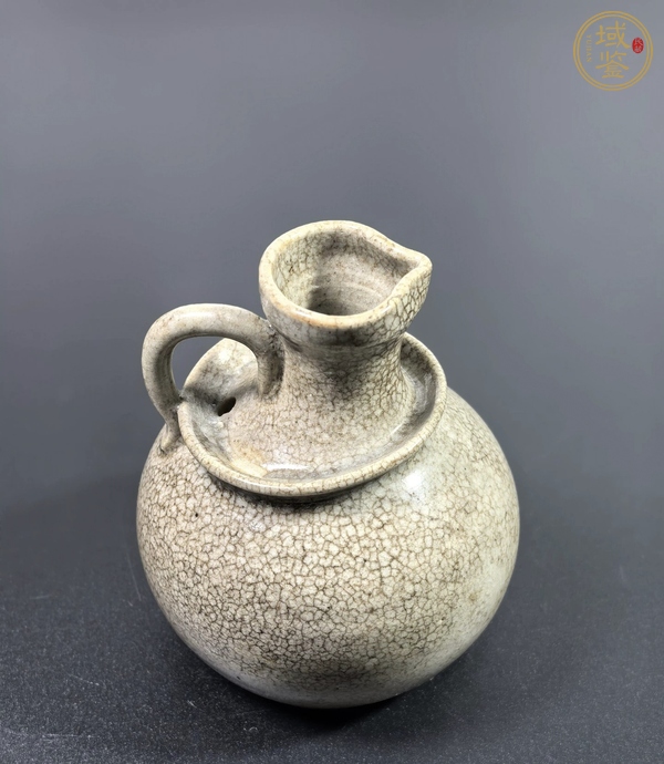 古玩陶瓷哥釉花澆真品鑒賞圖