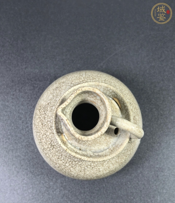 古玩陶瓷哥釉花澆真品鑒賞圖