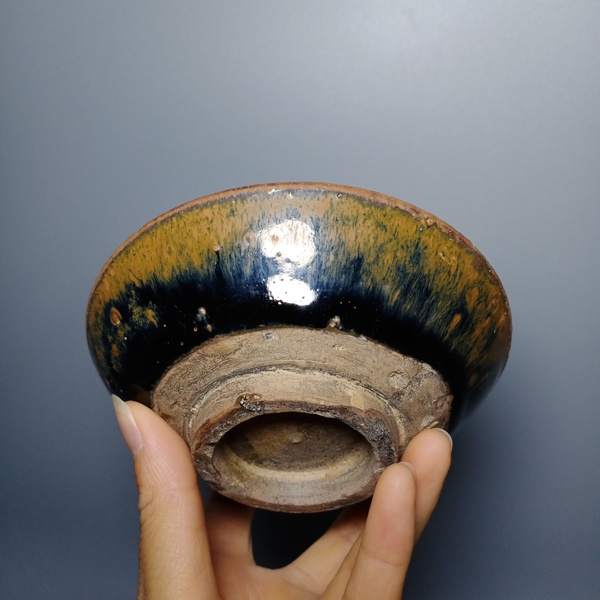 古玩陶瓷金元，磁州窯茶盞拍賣，當(dāng)前價(jià)格388元