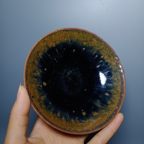 古玩陶瓷金元，磁州窯茶盞拍賣，當(dāng)前價(jià)格388元