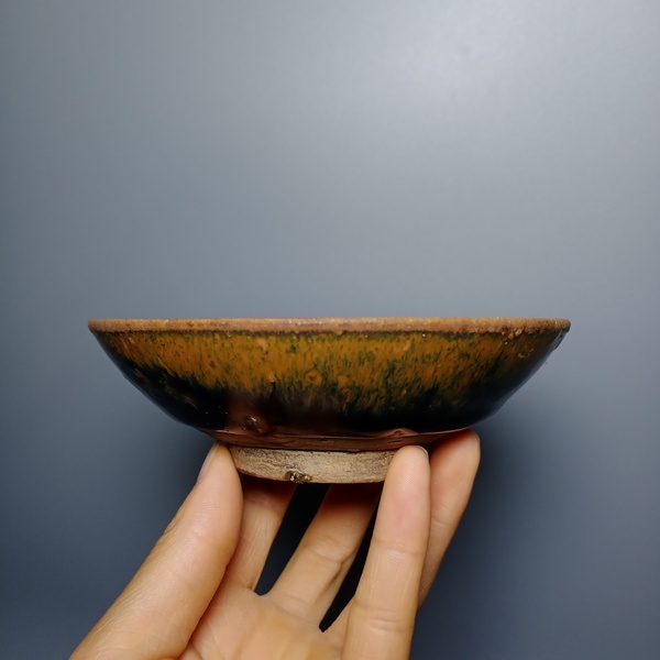 古玩陶瓷金元，磁州窯茶盞拍賣，當(dāng)前價(jià)格388元