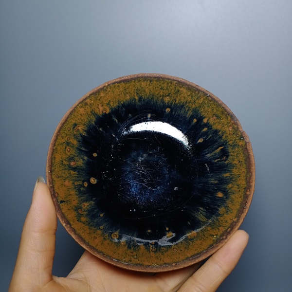 古玩陶瓷金元，磁州窯茶盞拍賣，當(dāng)前價(jià)格388元