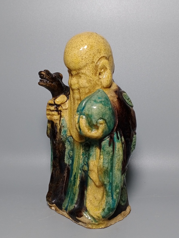 古玩陶瓷清代,壽星拍賣,當前價格588元