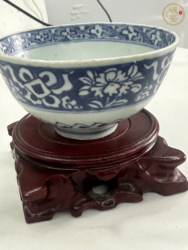 古玩晚明青花碗真品鑒賞圖