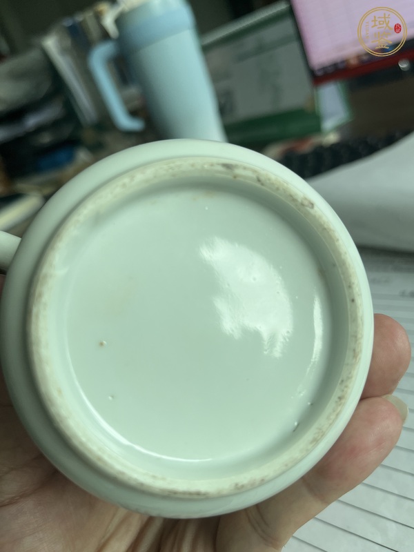 古玩陶瓷清晚期 粉彩無雙譜茶壺真品鑒賞圖