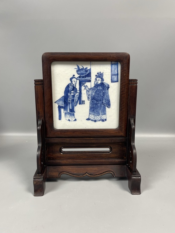古玩轉賣清中晚期封神榜 人物故事 瓷板拍賣，當前價格18888元