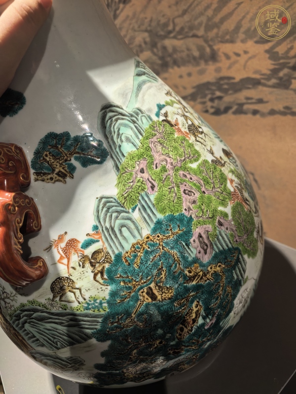 古玩陶瓷尊真品鑒賞圖