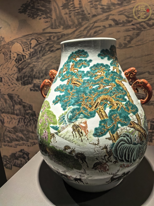 古玩陶瓷尊真品鑒賞圖