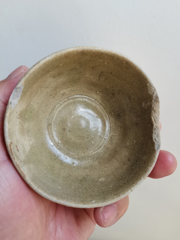 古玩陶瓷岳州窯青釉羅漢杯拍賣,當前價格0元