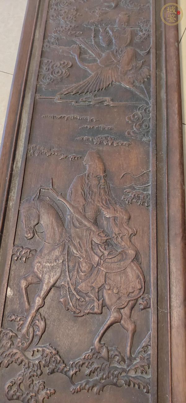 古玩雜項木雕掛屏真品鑒賞圖