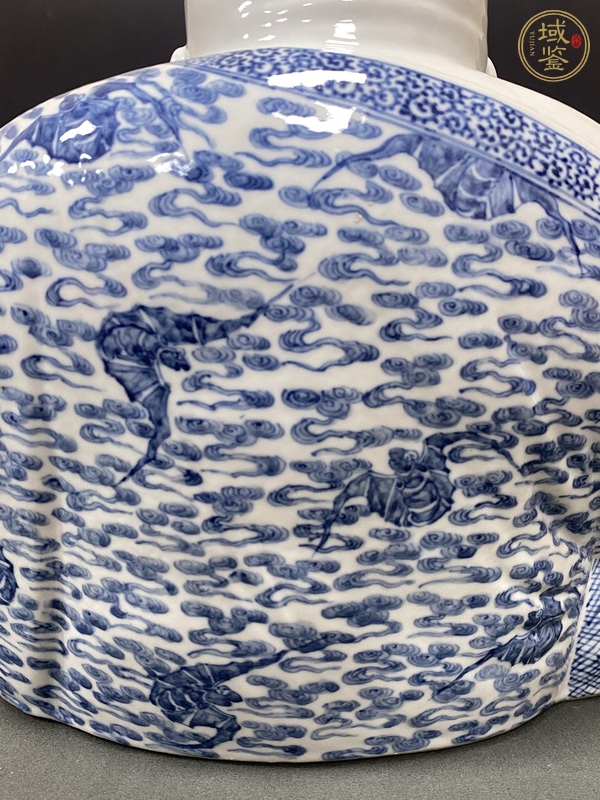古玩陶瓷青花彌勒佛真品鑒賞圖