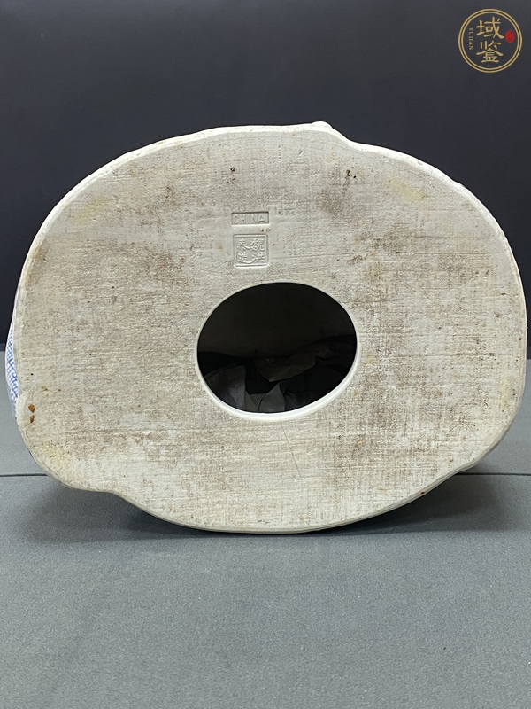古玩陶瓷青花彌勒佛真品鑒賞圖