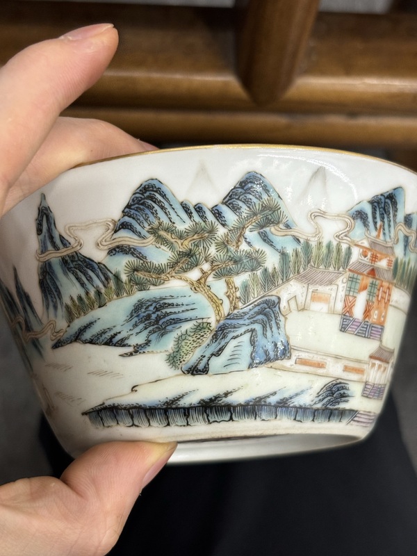 古玩陶瓷粉彩碗拍賣,當前價格5000元
