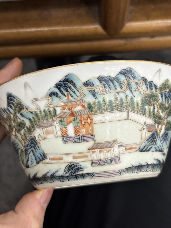 古玩陶瓷粉彩碗拍賣,當前價格5000元