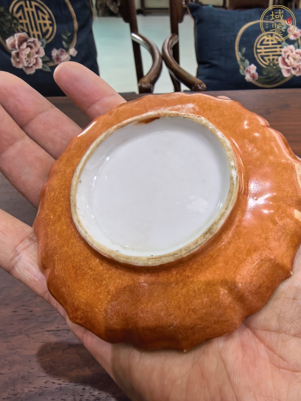 古玩陶瓷粉彩人物香插真品鑒賞圖