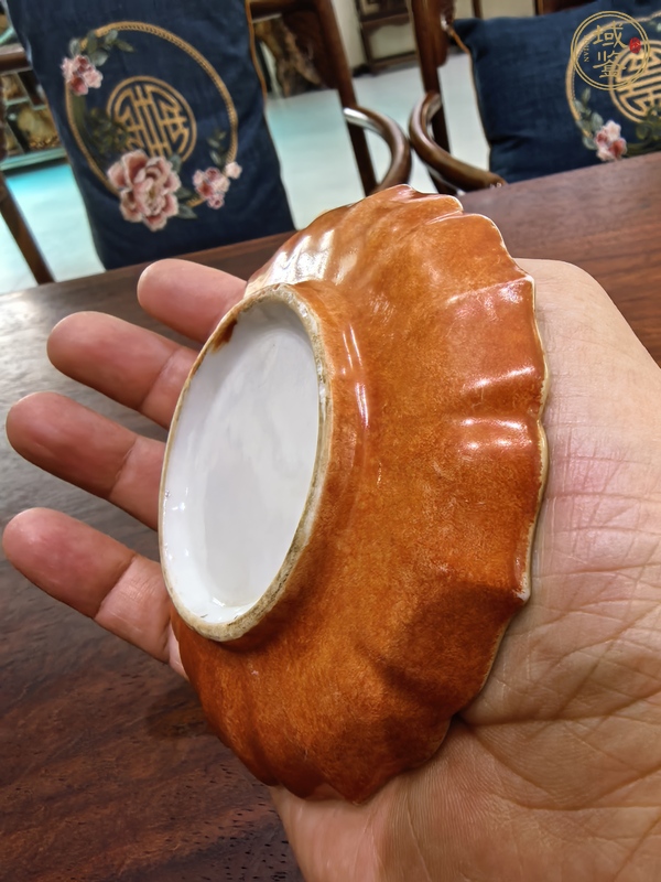 古玩陶瓷粉彩人物香插真品鑒賞圖