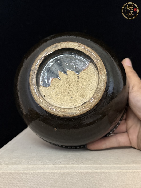 古玩陶瓷黑釉爐真品鑒賞圖
