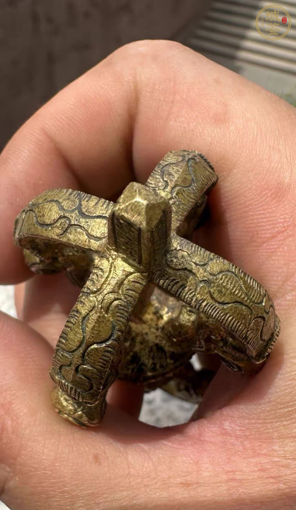 古玩銅器杵真品鑒賞圖