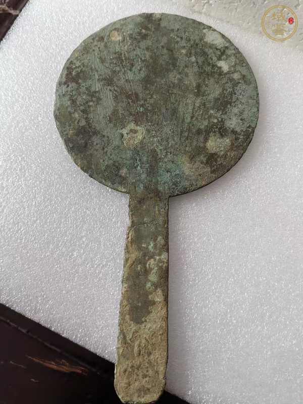 古玩銅器神仙人物文銅鏡真品鑒賞圖