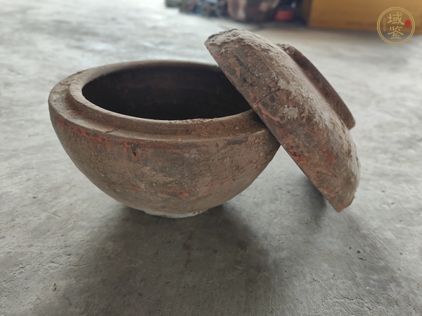 古玩陶瓷鋪首耳陶瓶真品鑒賞圖