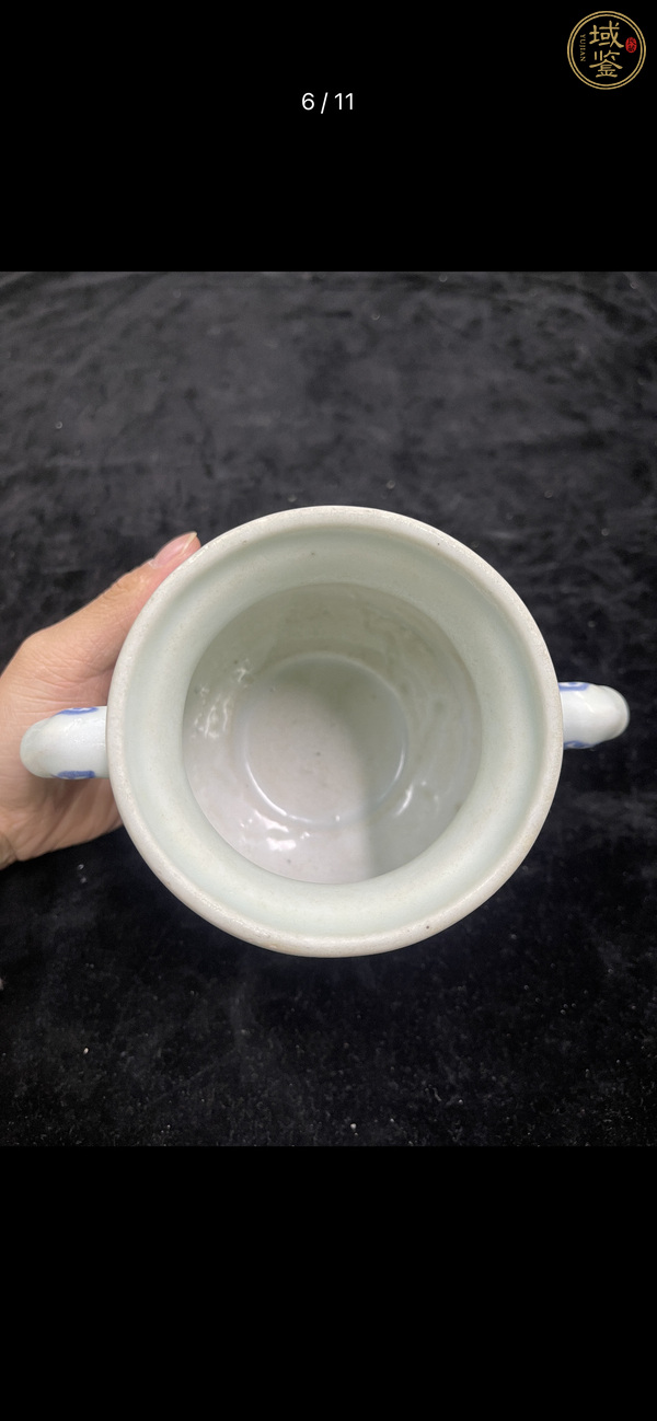 古玩陶瓷青花香爐真品鑒賞圖